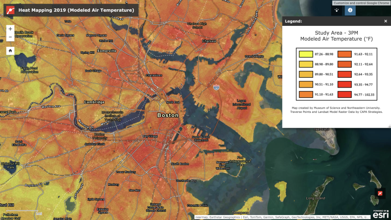 Heat Mapping 2019 (Modeled Heat Index)