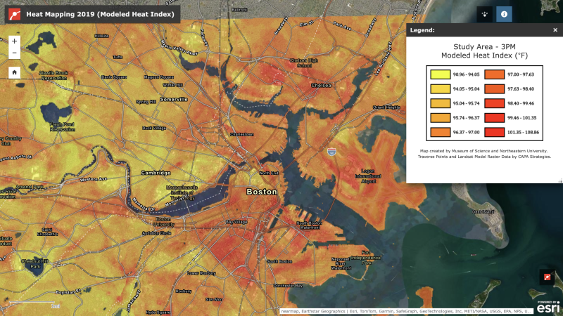 Heat Mapping 2019 (Modeled Heat Index)