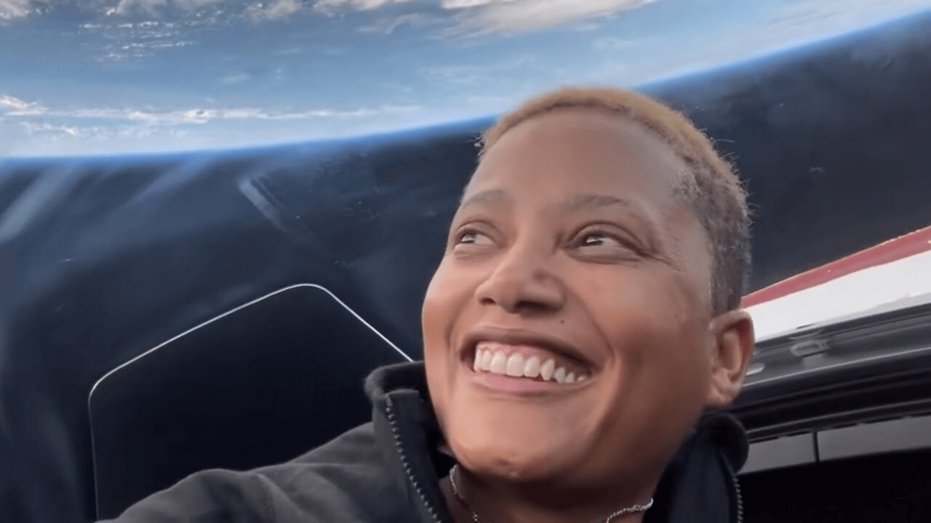 Dr. Sian Proctor in the ISS