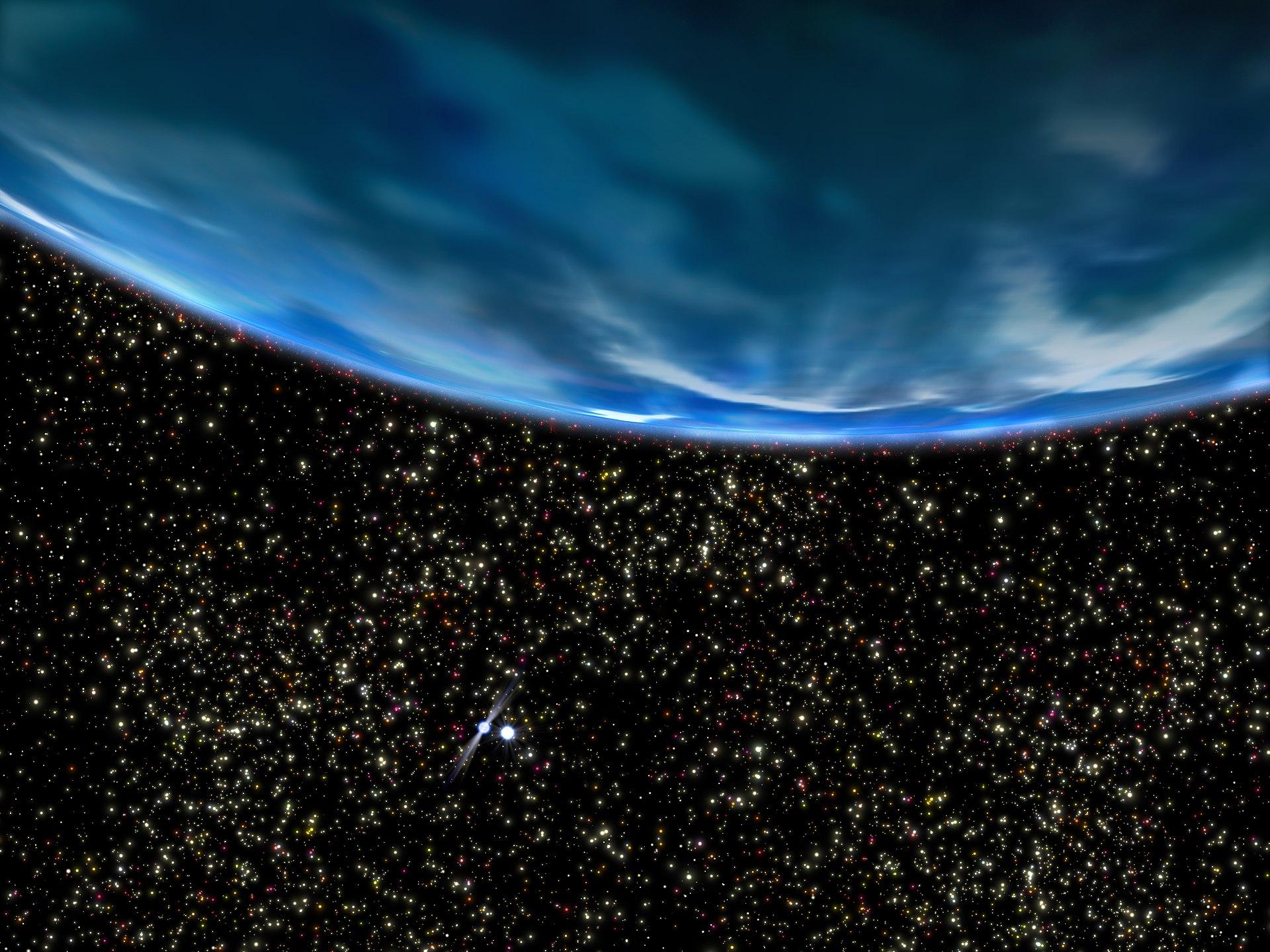 Artist’s image of the oldest known planet in the Milky Way, nicknamed “Methuselah” Credit: NASA/G. Bacon (STScI)